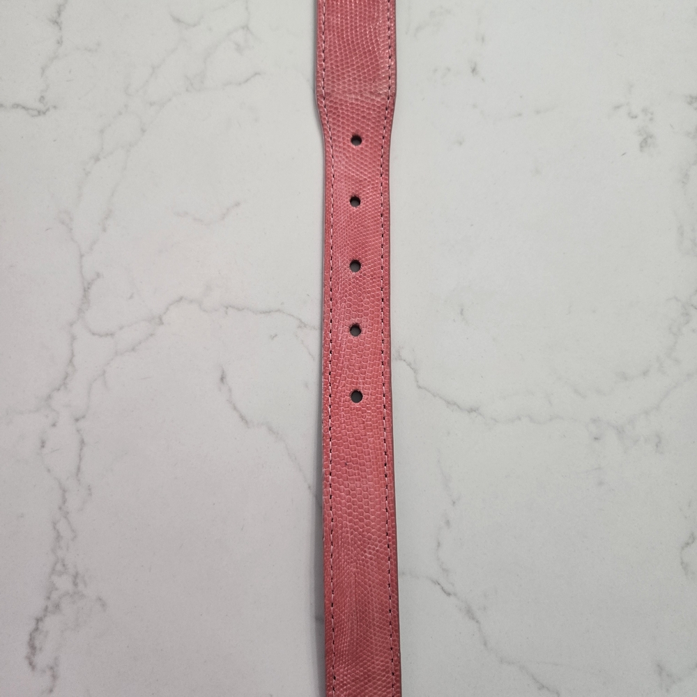 Tom Taylor Pink Textured Men's Belt Strap - Picture 6 of 7